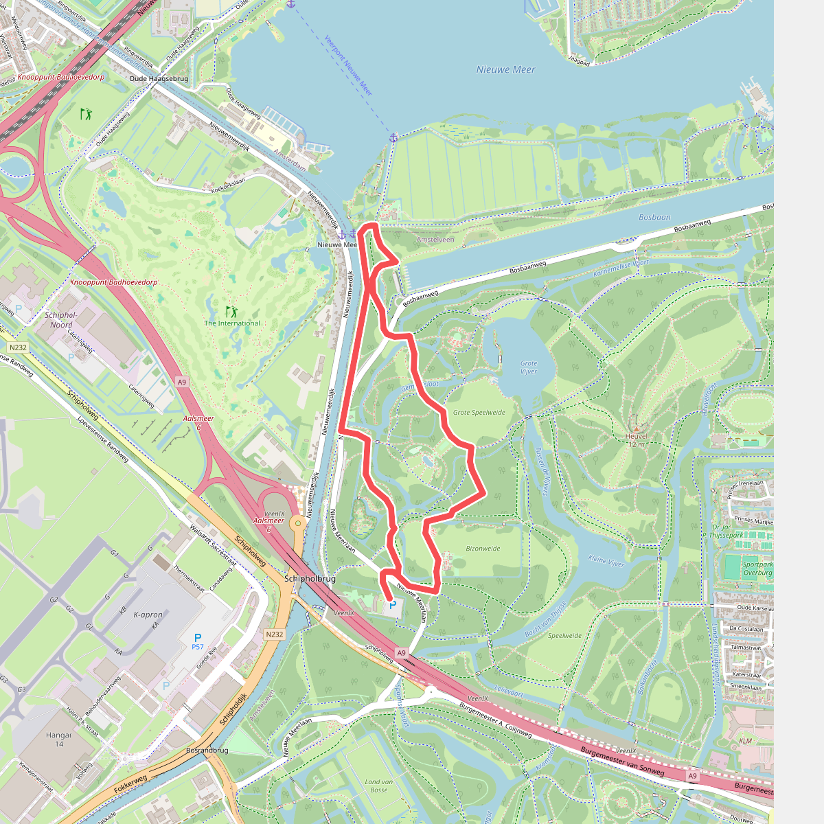 Boerderijwandeling (oranje)