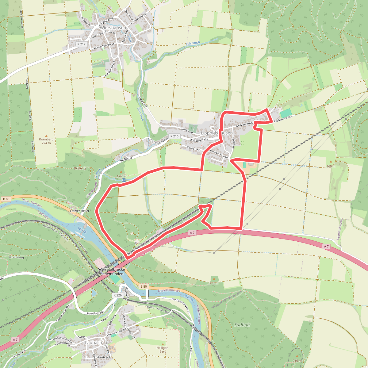 Durchs Lippoldshäuser Feld