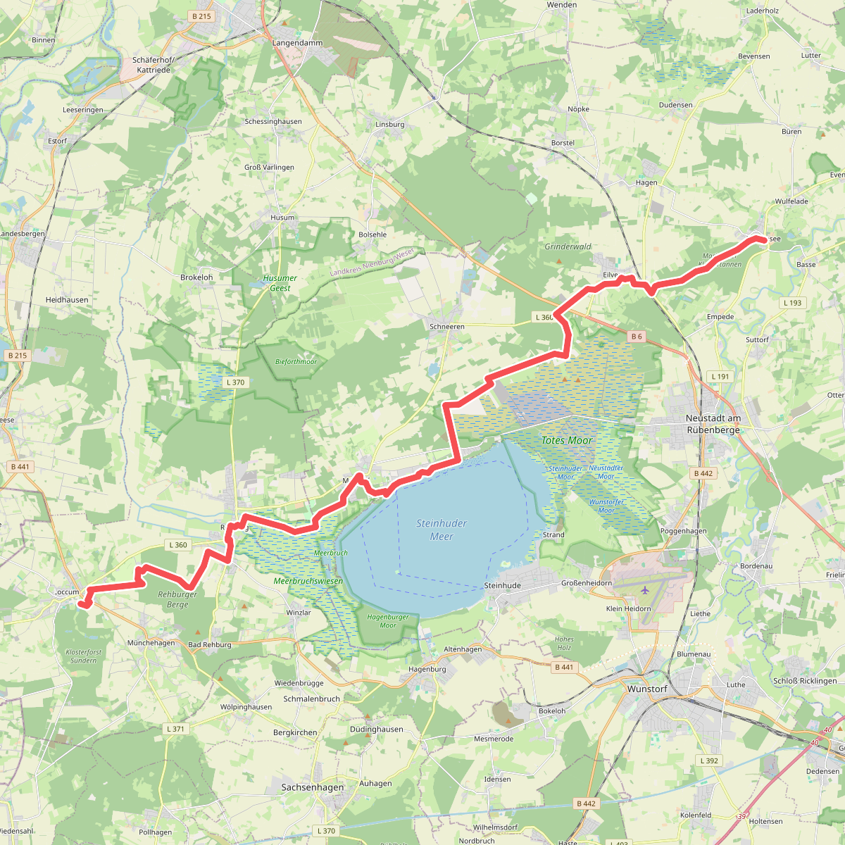 Pilgerweg Loccum - Volkenroda: Kloster Mariensee, Nordvariante