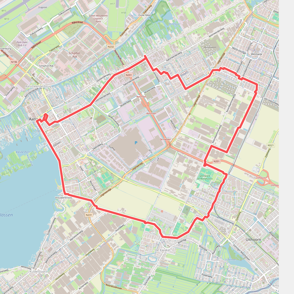 Vuurlijnpad (geel)