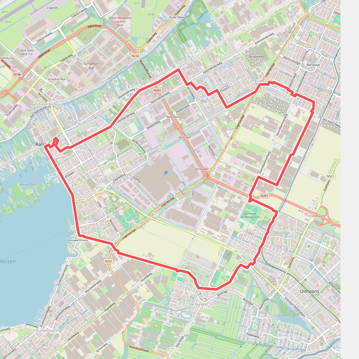 Vuurlijnpad (geel)