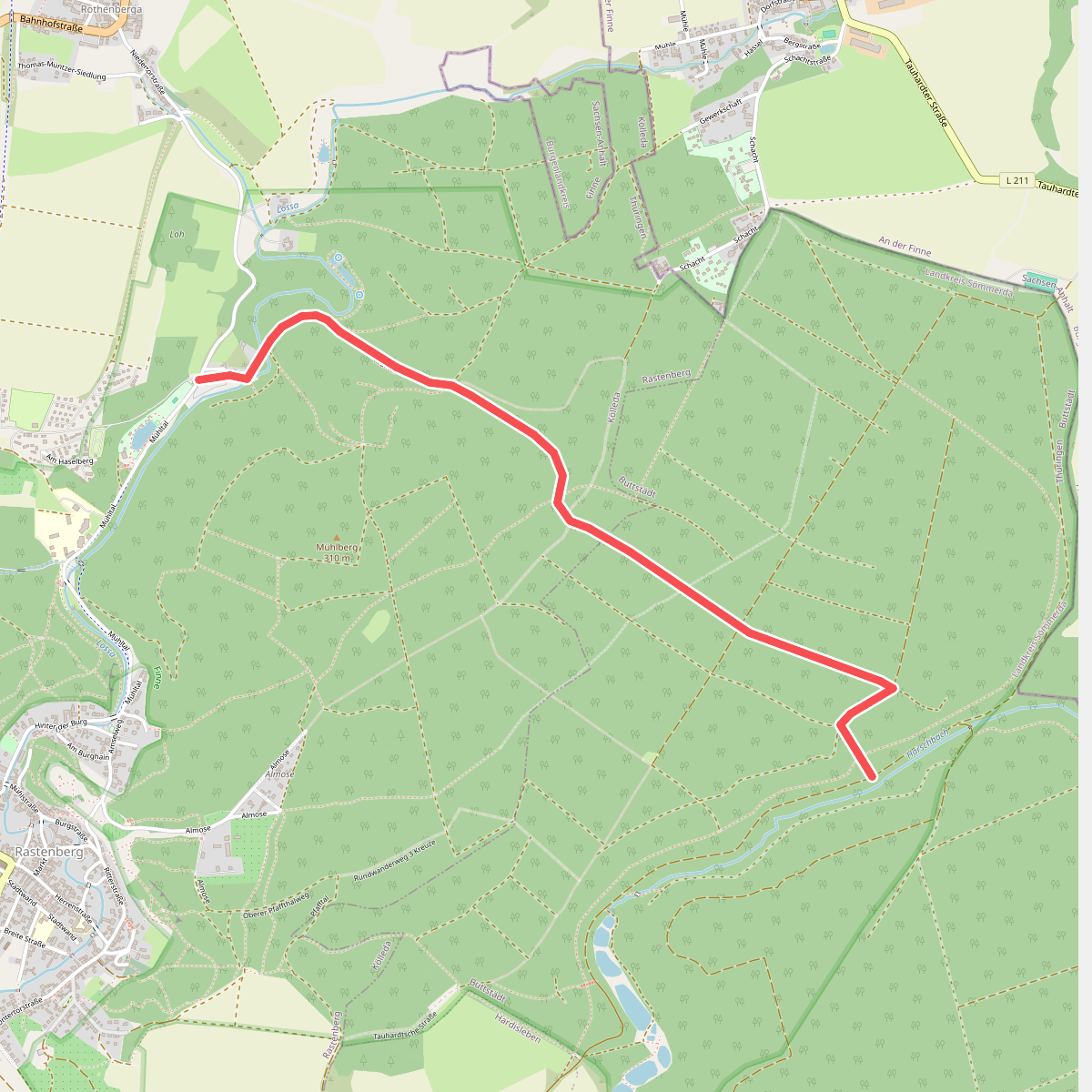 Finnewanderweg Variante
