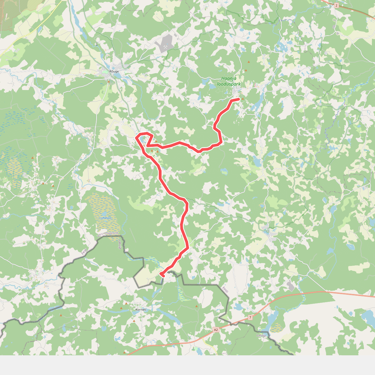 E11 section 16: Loogamäe - Haanja (Suur Munamägi)