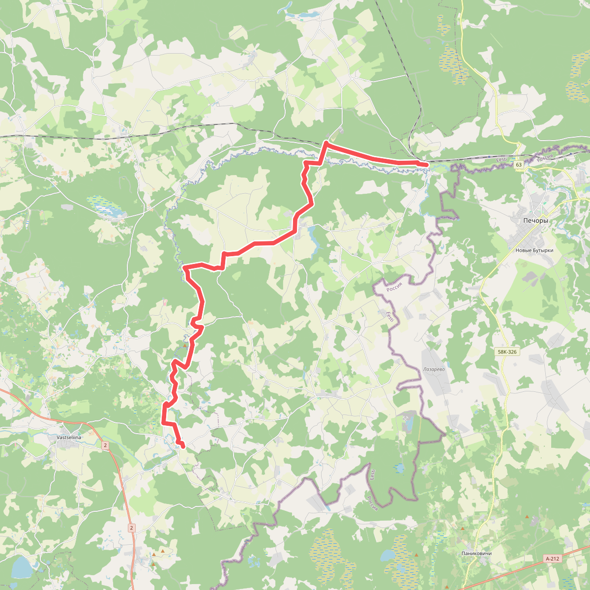 E11 section 19: Vana-Vastseliina‒Kolodavitsa