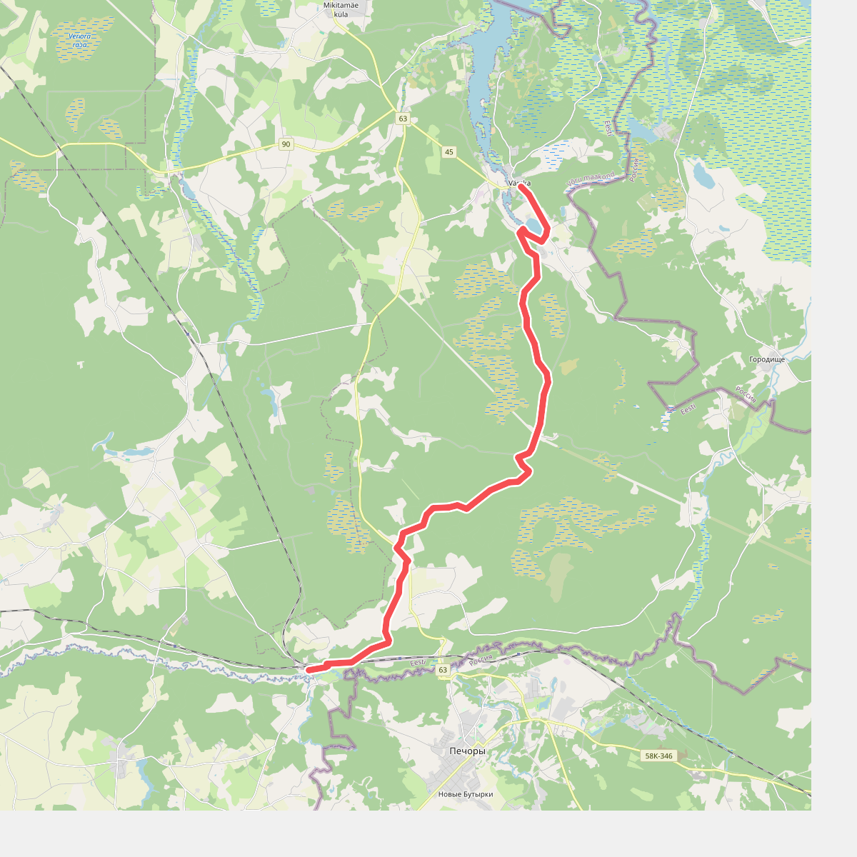 E11 section 20: Vana-Vastseliina‒Kolodavitsa