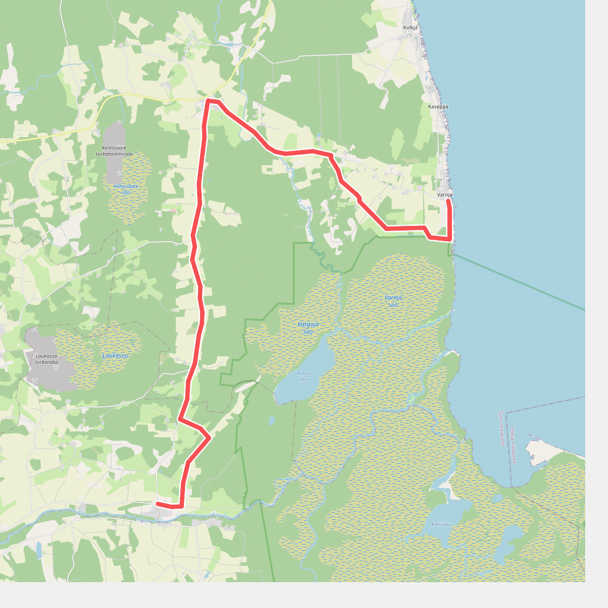 E11 section 25: Kavastu‒Varnja