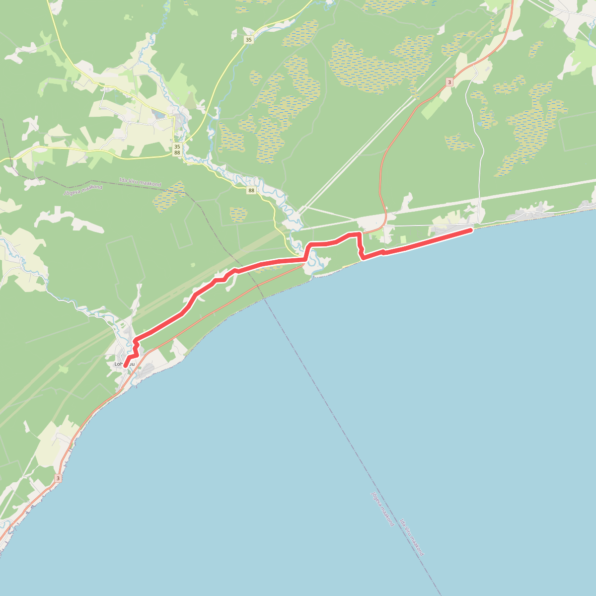 E11 section 31: Lohusuu‒Kuru