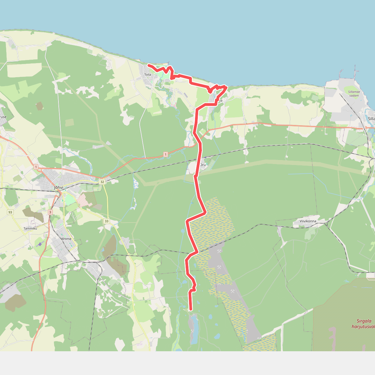 E11 section 35: Vasavere‒Toila