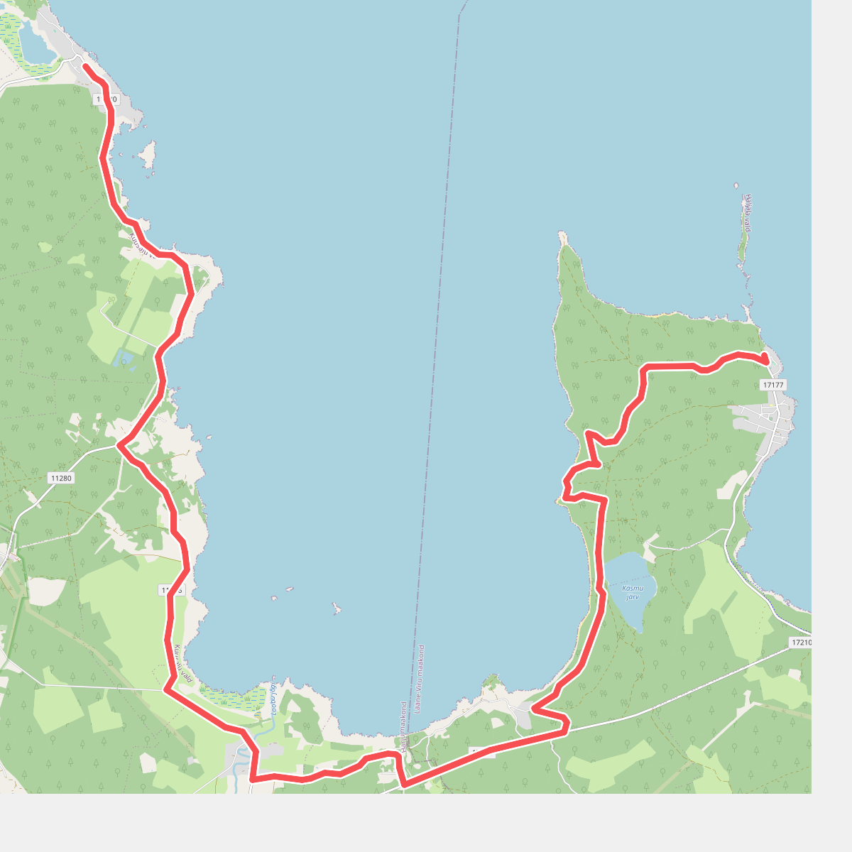 E11 section 43: Käsmu‒Viinistu
