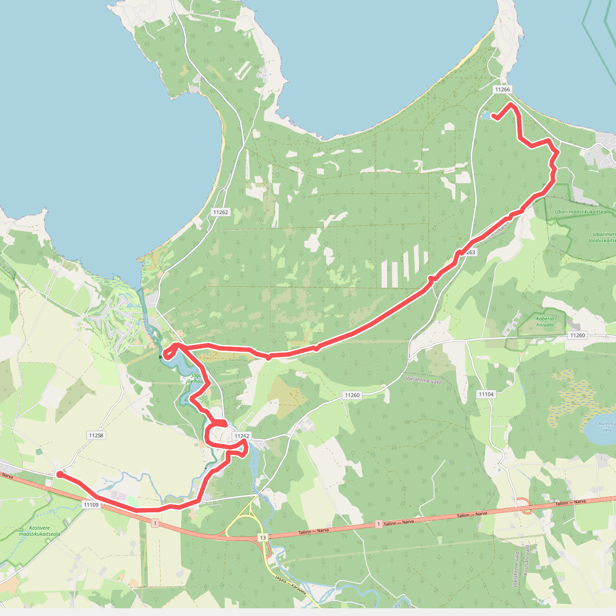 E11 section 47: Kaberneeme ‒ Jõelähtme