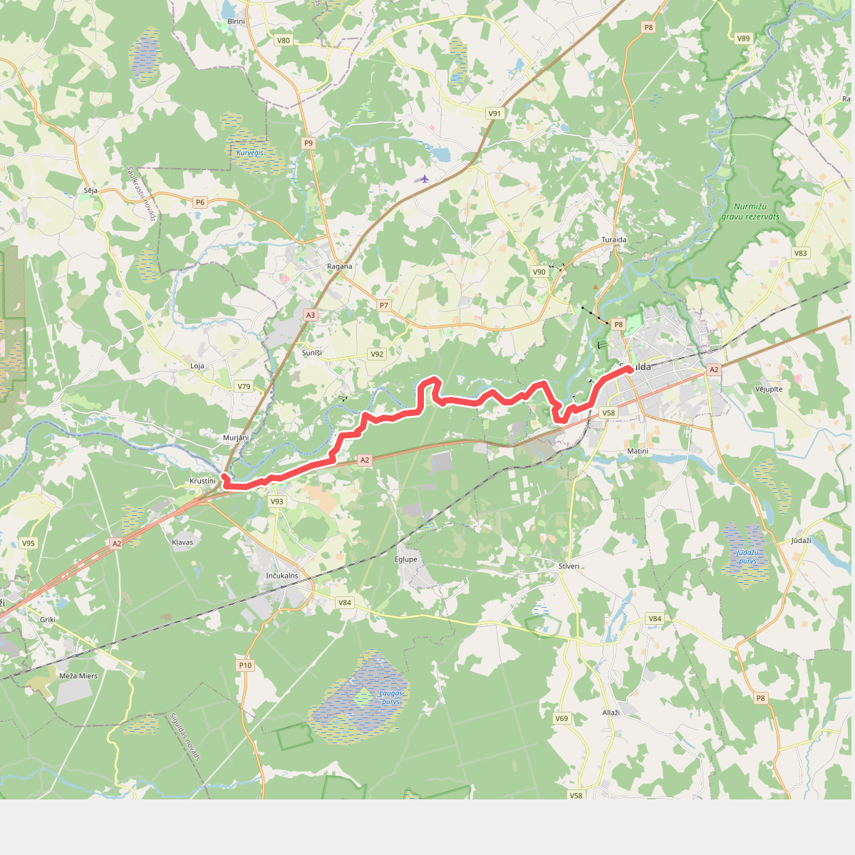E11 section 04: Rāmkalni - Sigulda