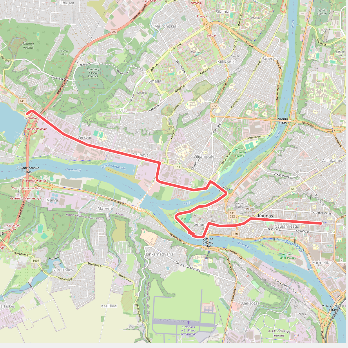 E11 section 64: Kaunas – Lampėdis