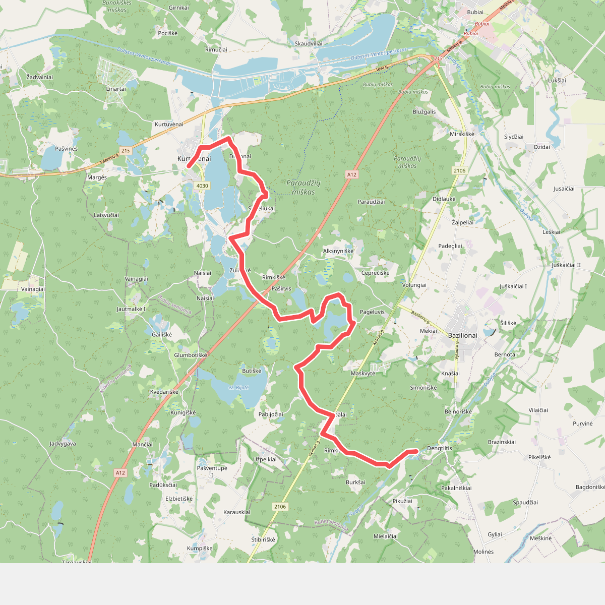 E11 section 73: Aukštiškiai – Dengtiltis