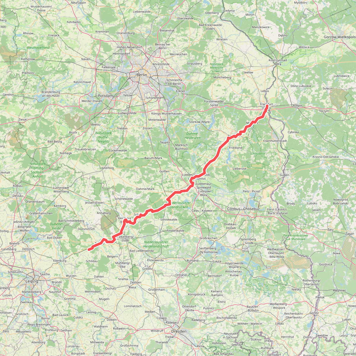 Jakobsweg Frankfurt/Oder - Leipzig
