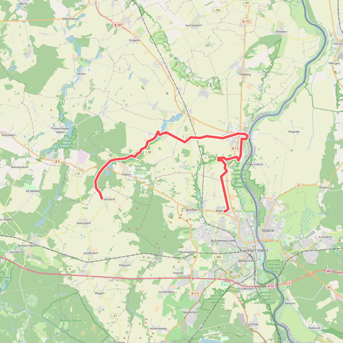 JW Brandenburg Alternativroute (Lebus)