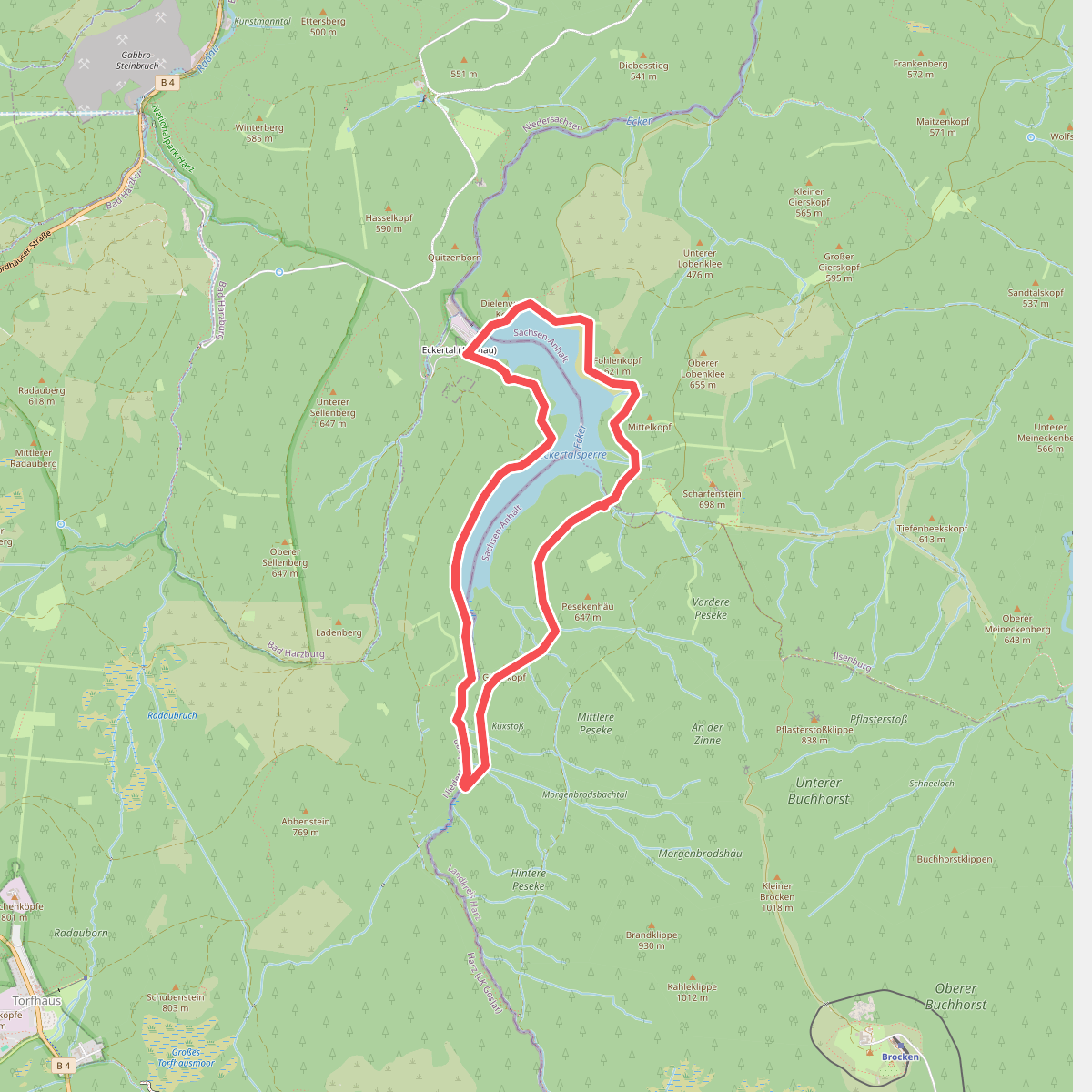 Eckertalsperren-Rundweg