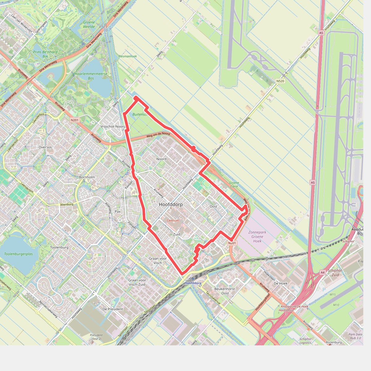 Geniedijkroute (groen)