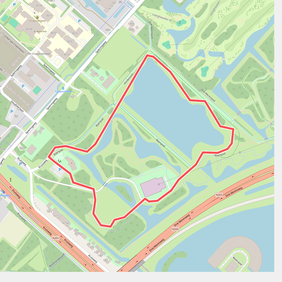 Anjerroute (rood)