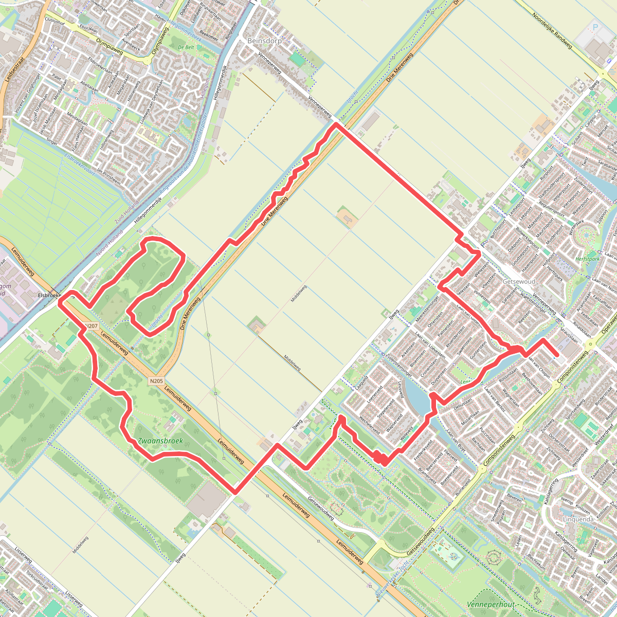 IJ- tocht Ommegang (oranje)