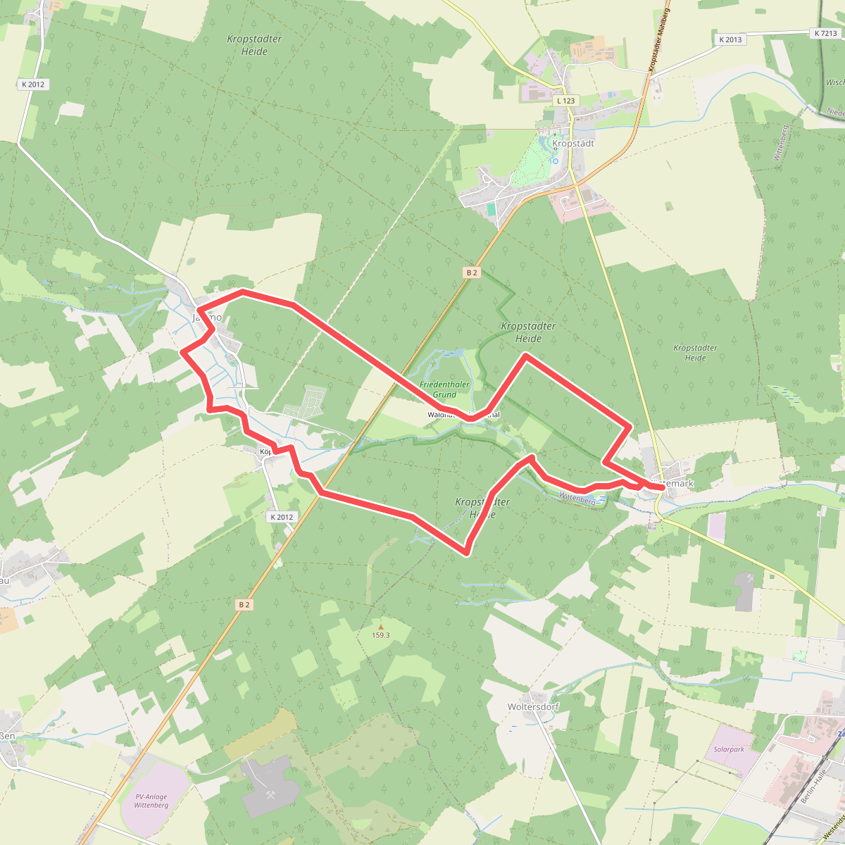 Rundweg Friedenthaler Grund