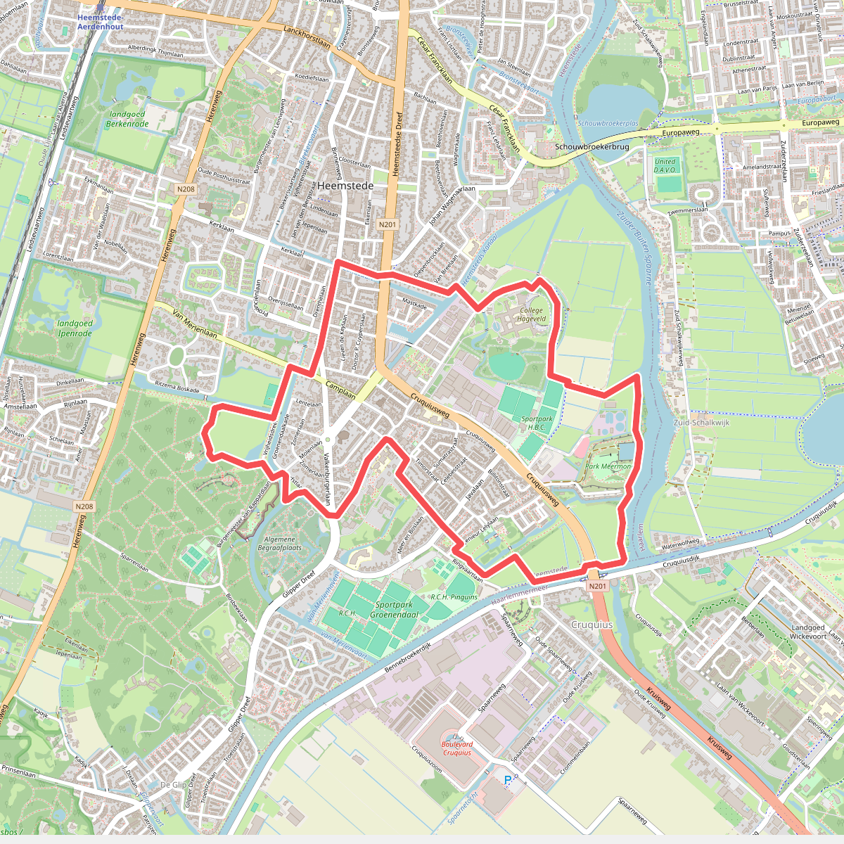 Seminaristenroute (groen)