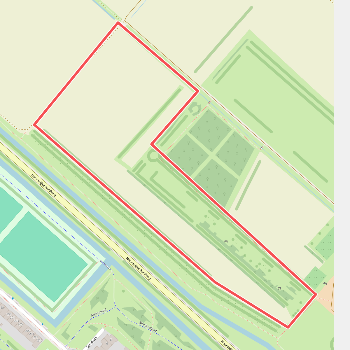 Kleintje Kleine Venneproute (paars)
