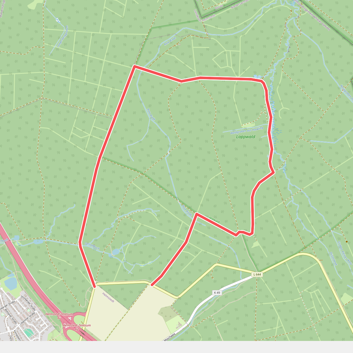 Drillingskiefer Rundweg
