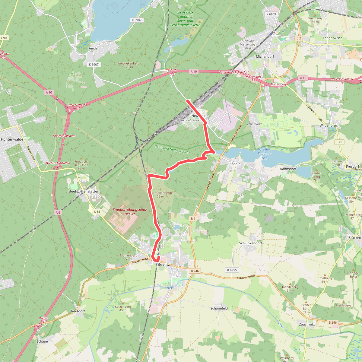 Grüner Balken