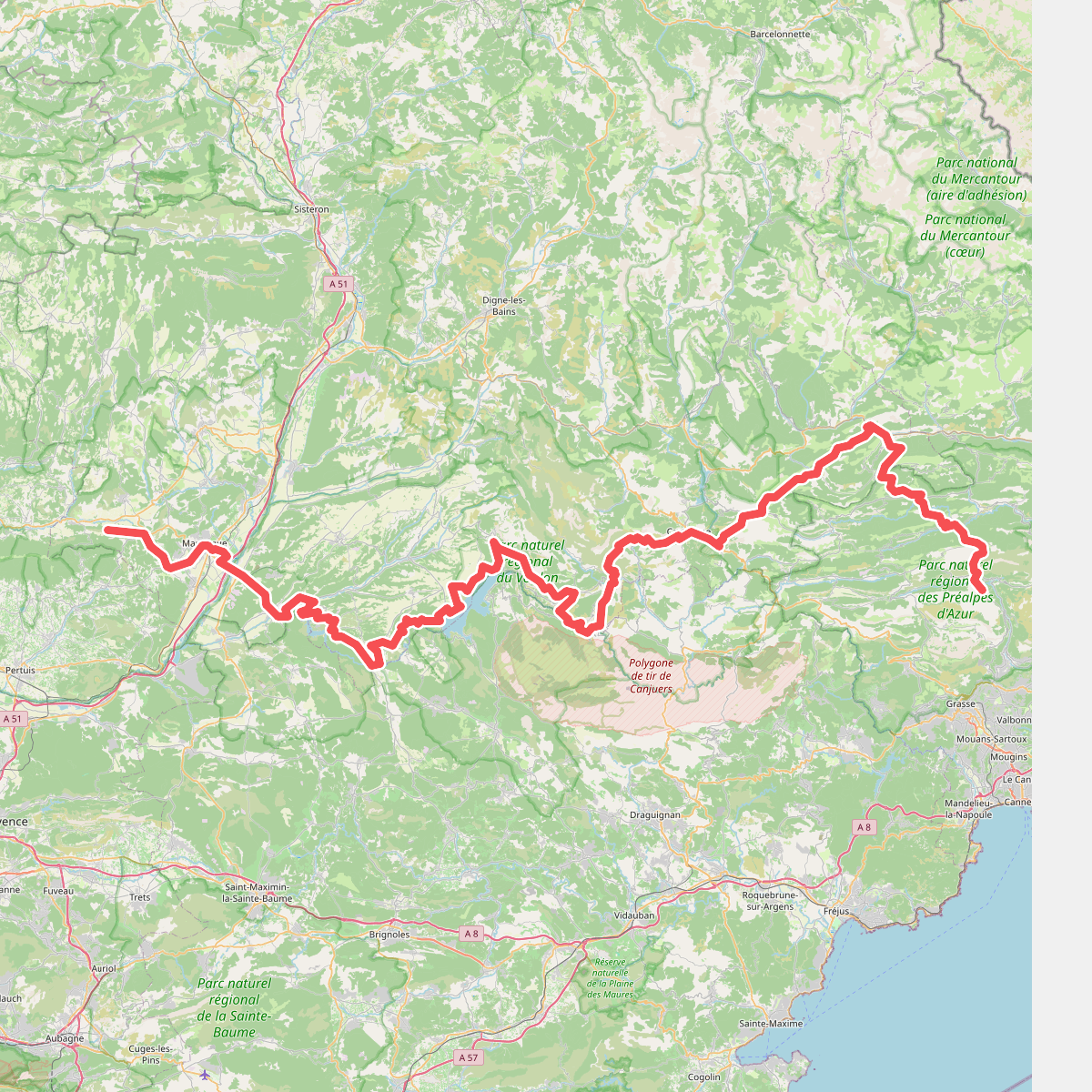 European long distance path E7 · relation 11866082