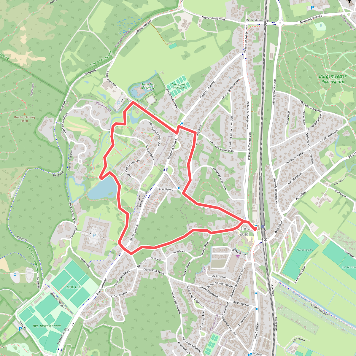 Ommetje Meer en Berg (geel)