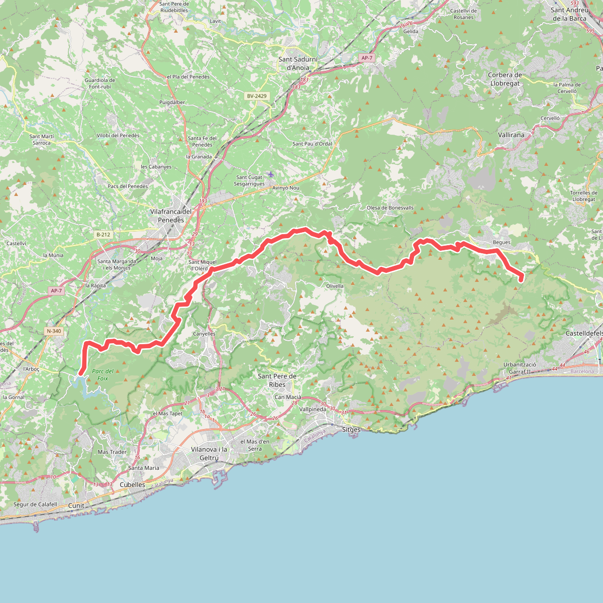 Variant: La Clota - Castellet