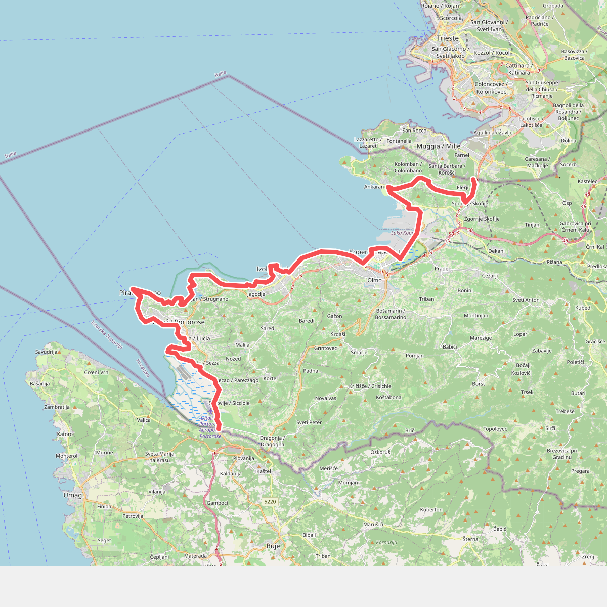 European long distance path E12 - part Slovenia