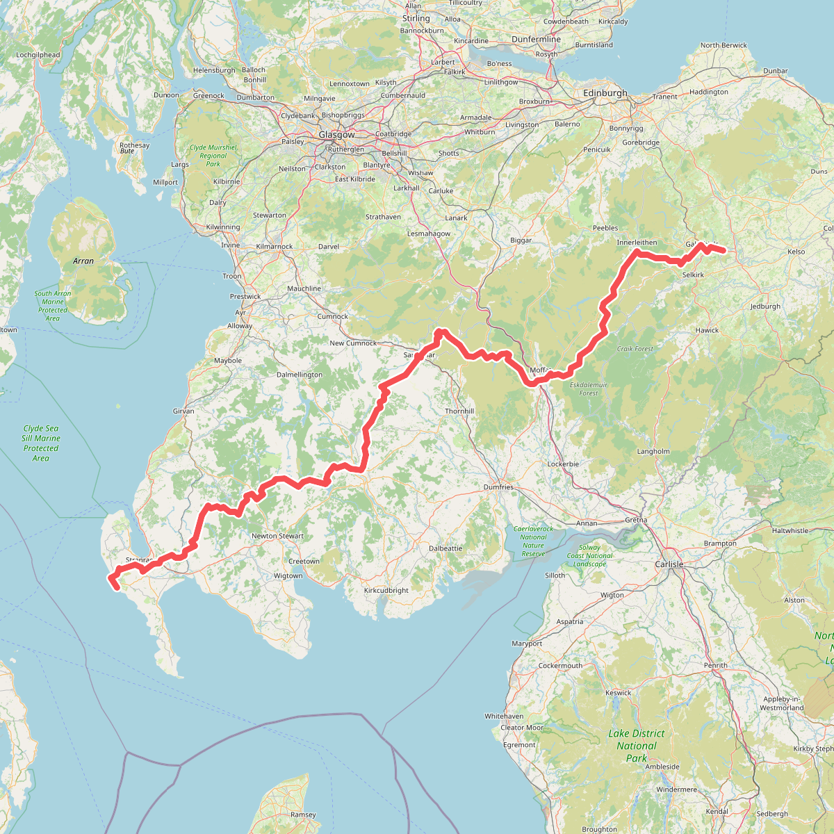 Southern Upland Way (Section A - Portpatrick to Melrose)