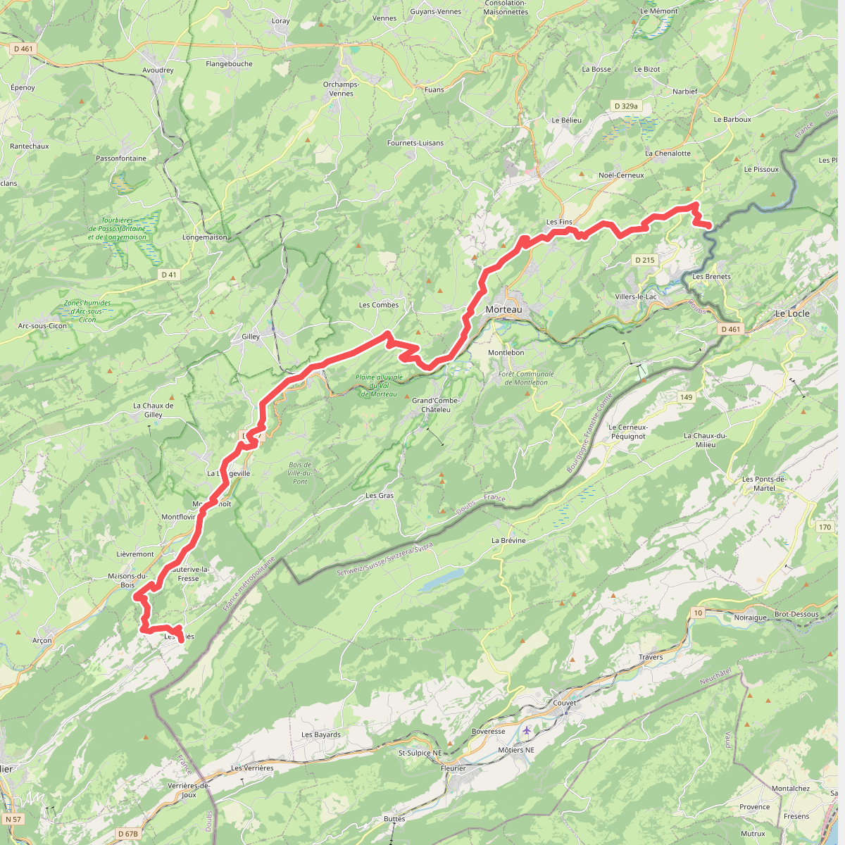 GR 5 Variante Morteau