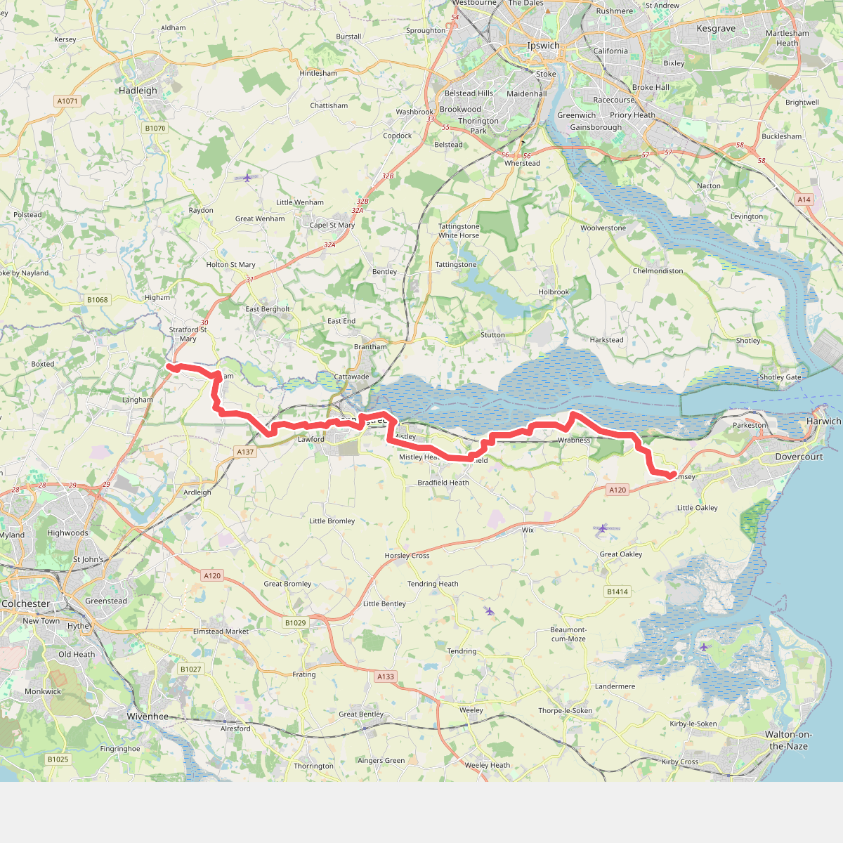 Essex Way (Stratford St Mary to Ramsey)