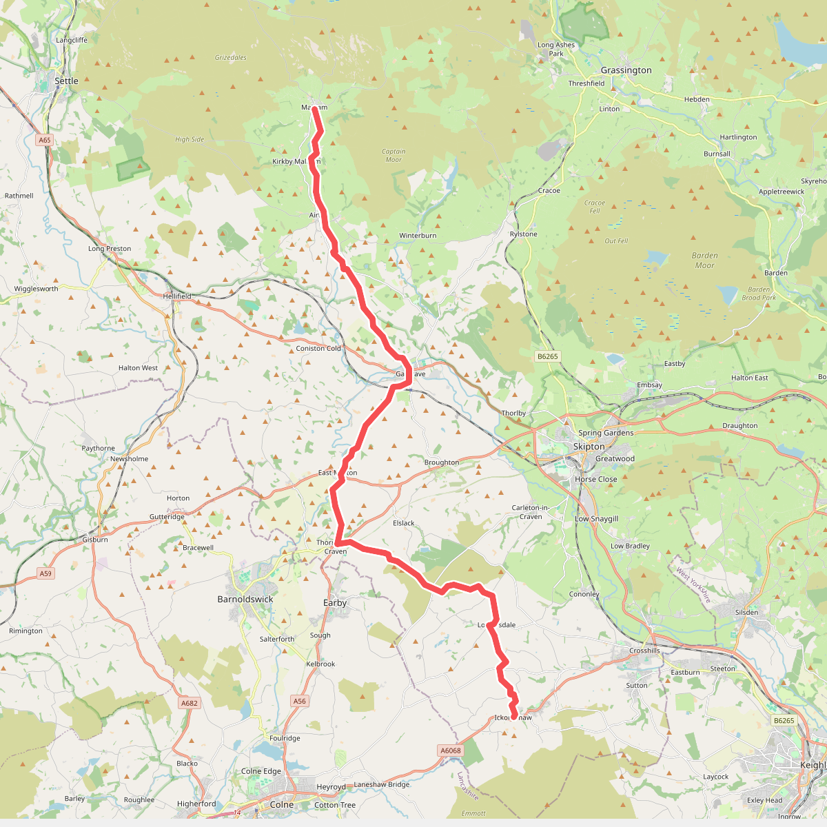 Pennine Way (Ickornshaw to Malham)