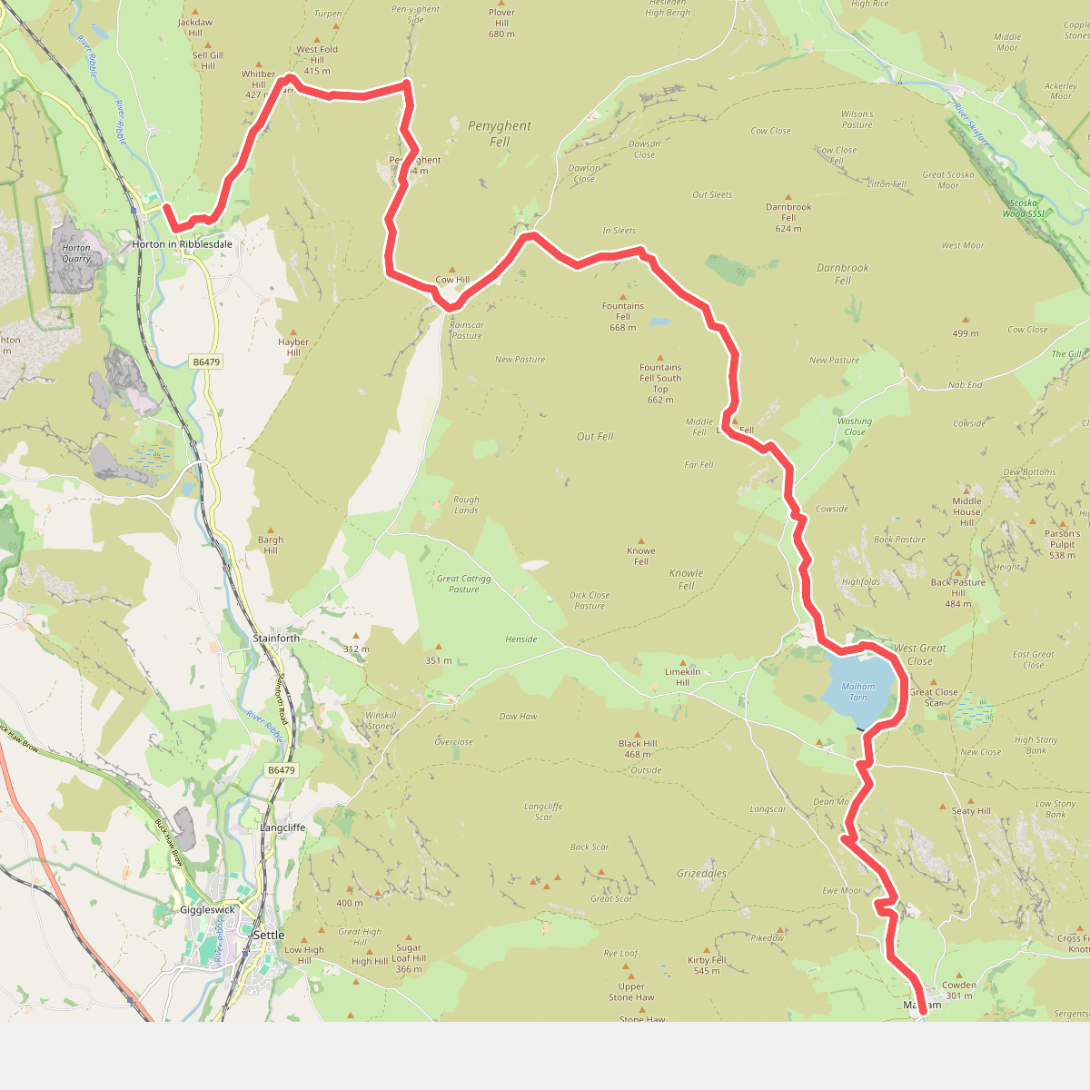 Pennine Way (Malham to Horton in Ribblesdale)