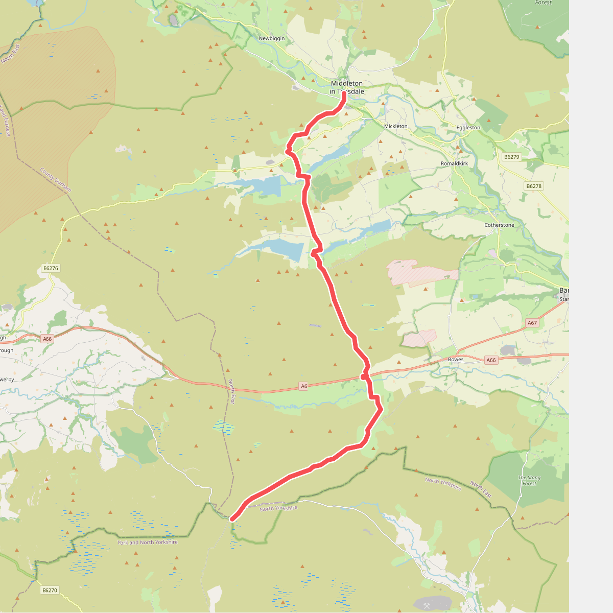 Pennine Way (Tan Hill to Middleton in Teesdale)
