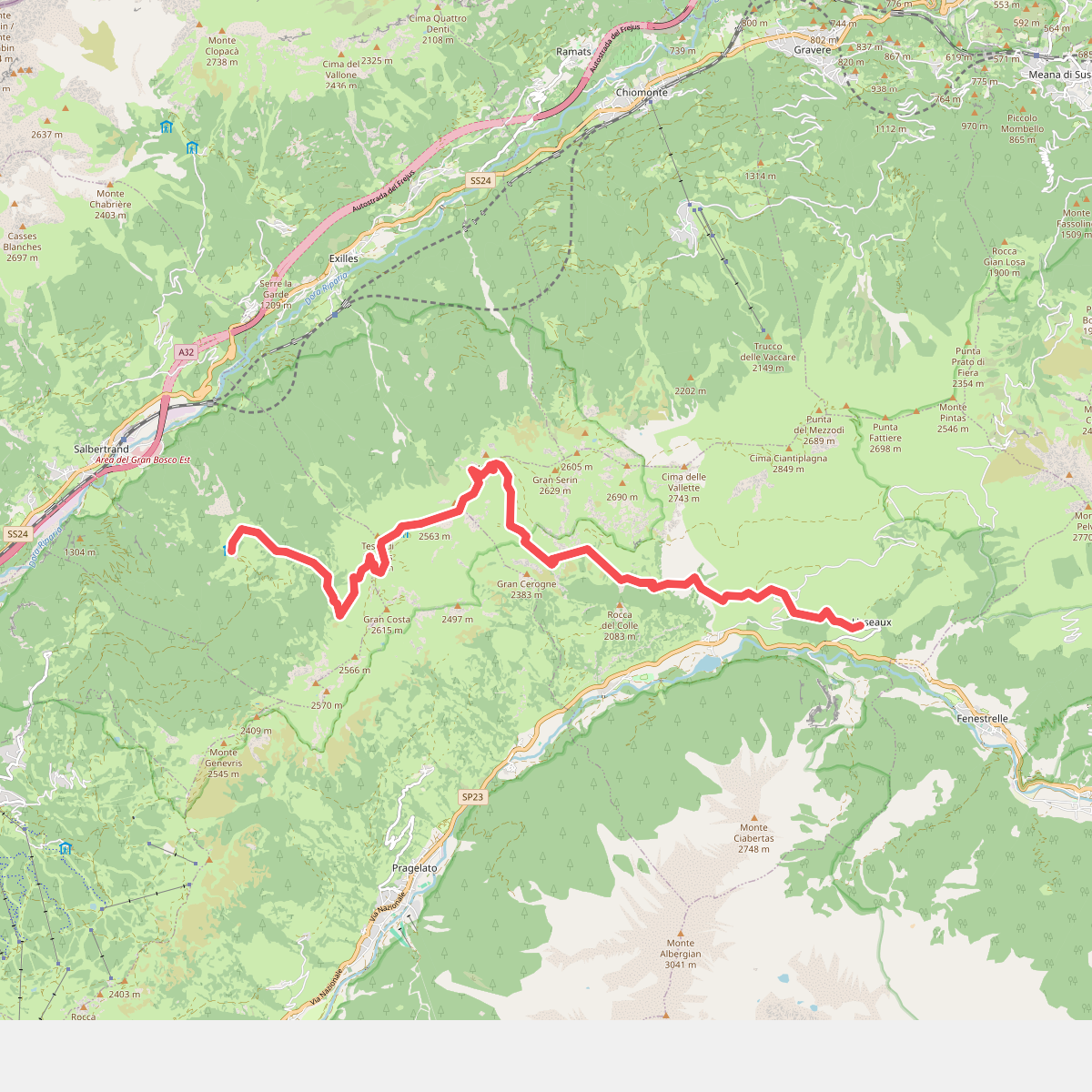 Via Alpina Blue · SI