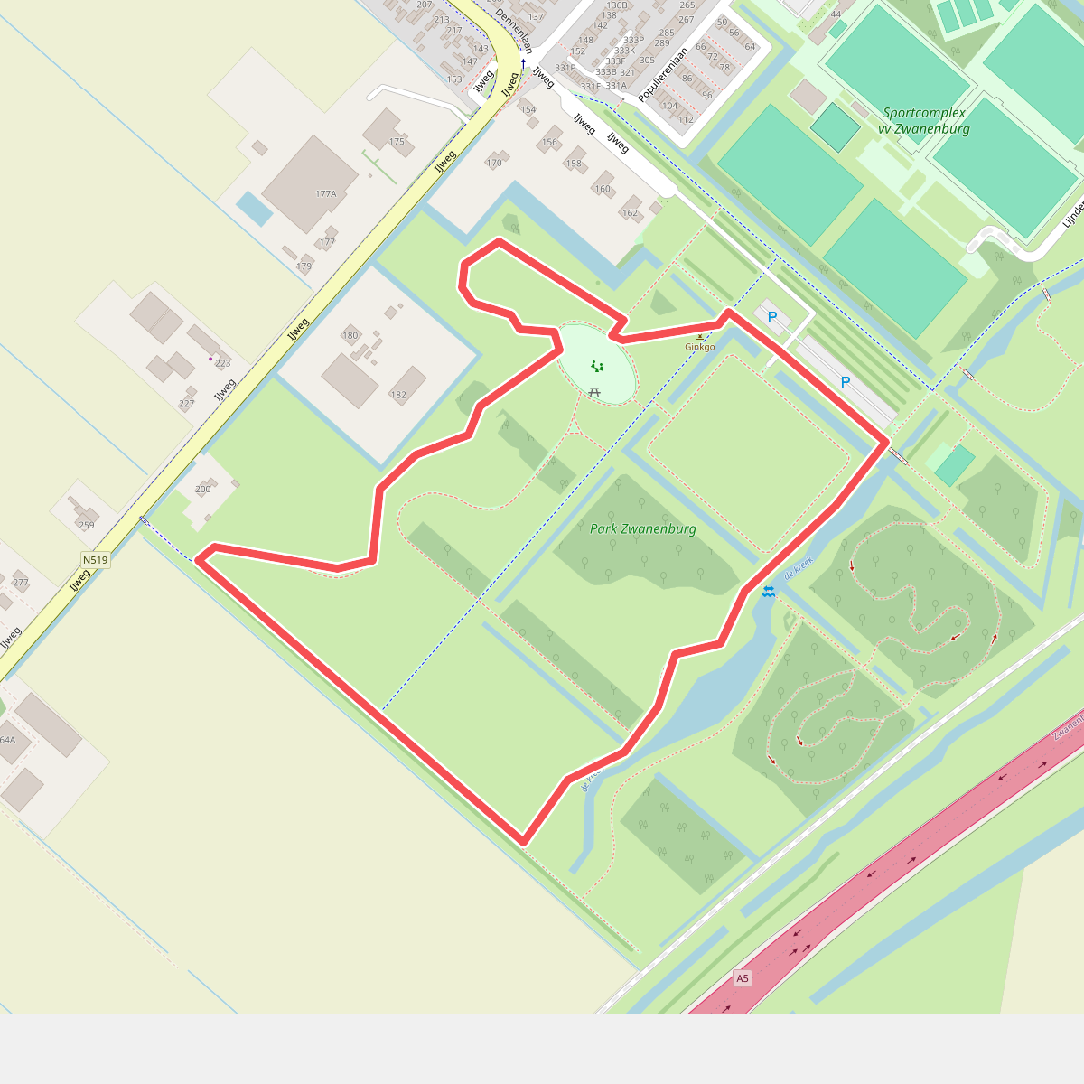 Ommetje Park (rood) 