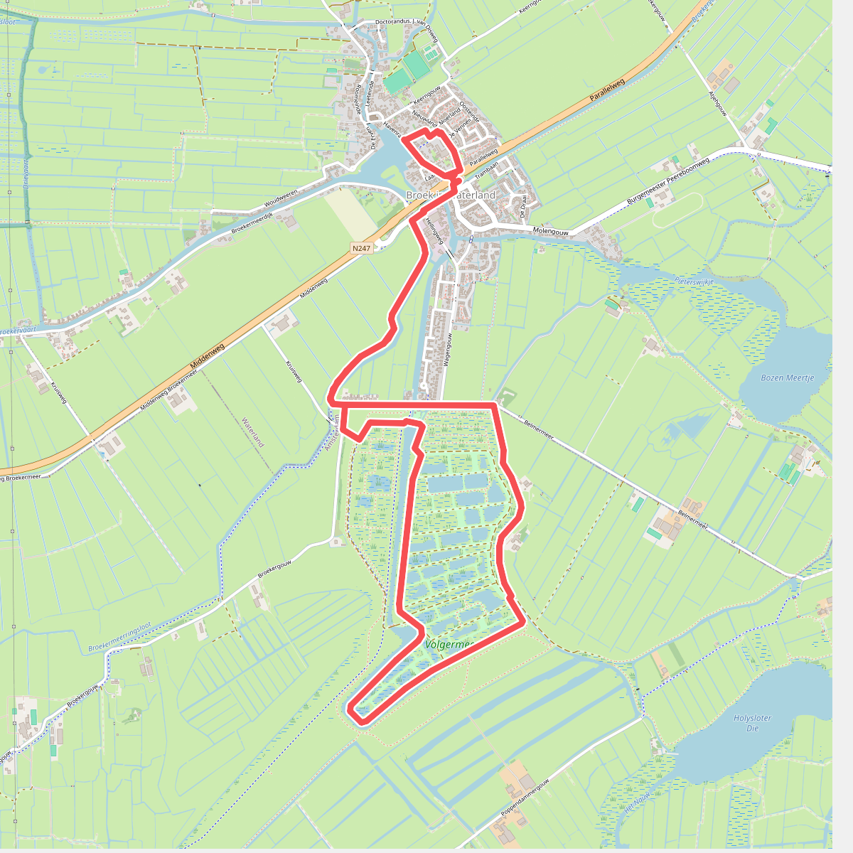 Rondje 'Broek' en Volgermeer