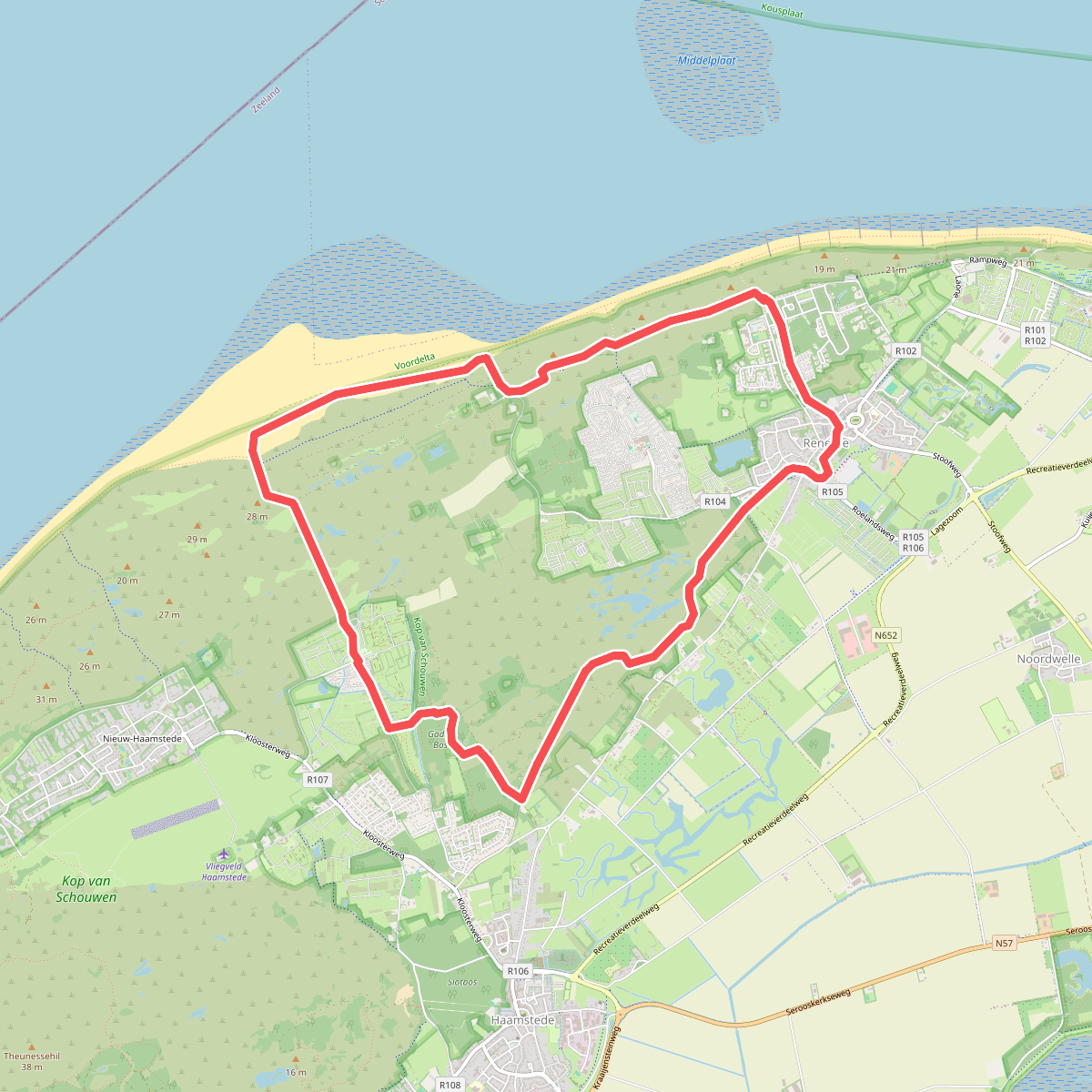Door de duinen van Renesse