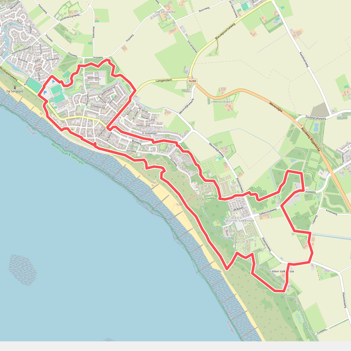 Duinwandeling Zoutelande