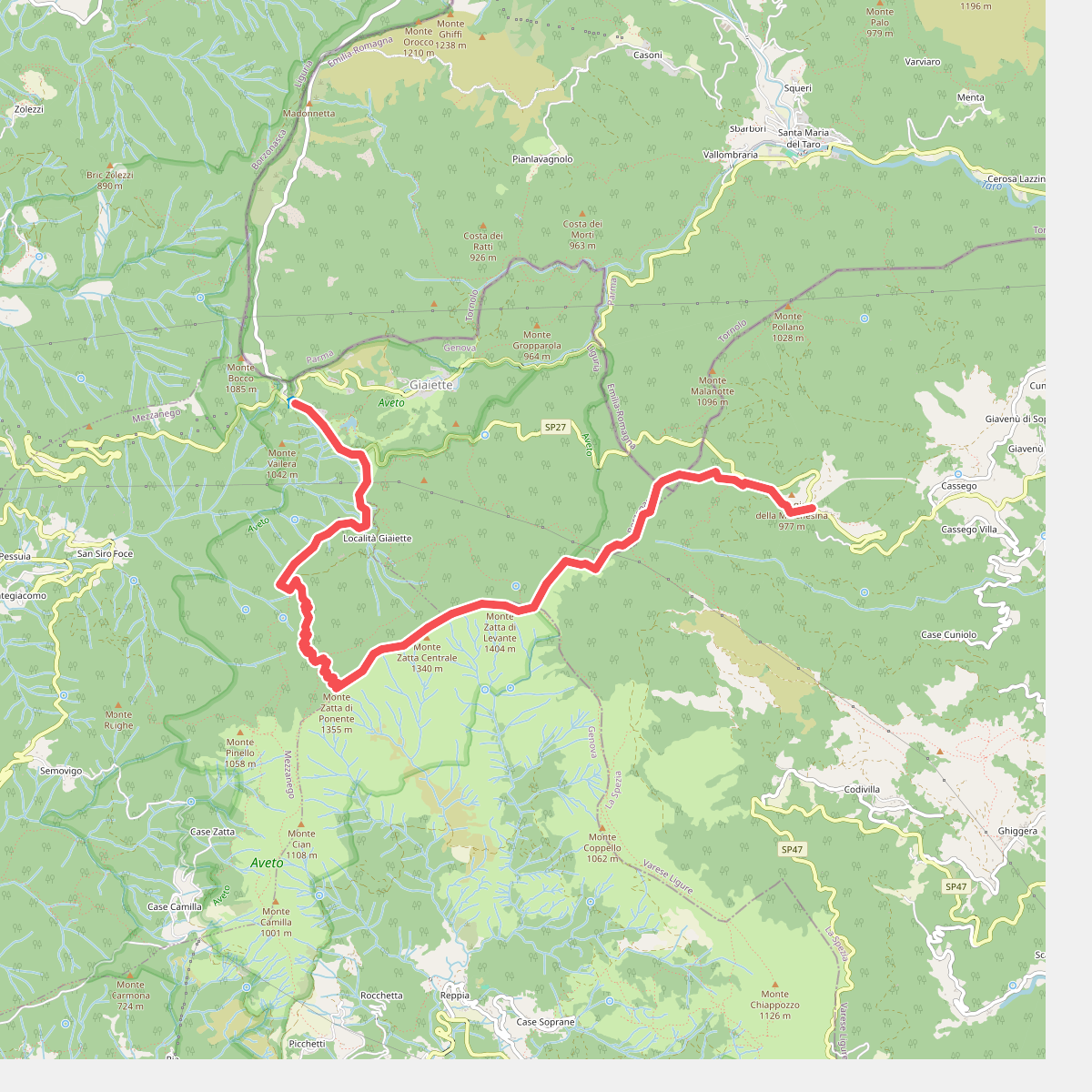 Passo del Bocco - Colla Craiolo