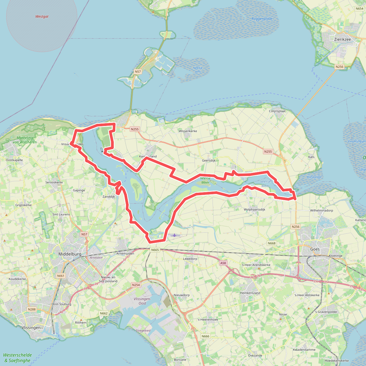 Rond het Veerse Meer