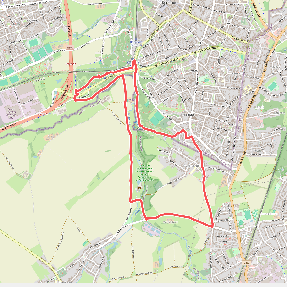Amstelbachroute KR2 Kerkrade