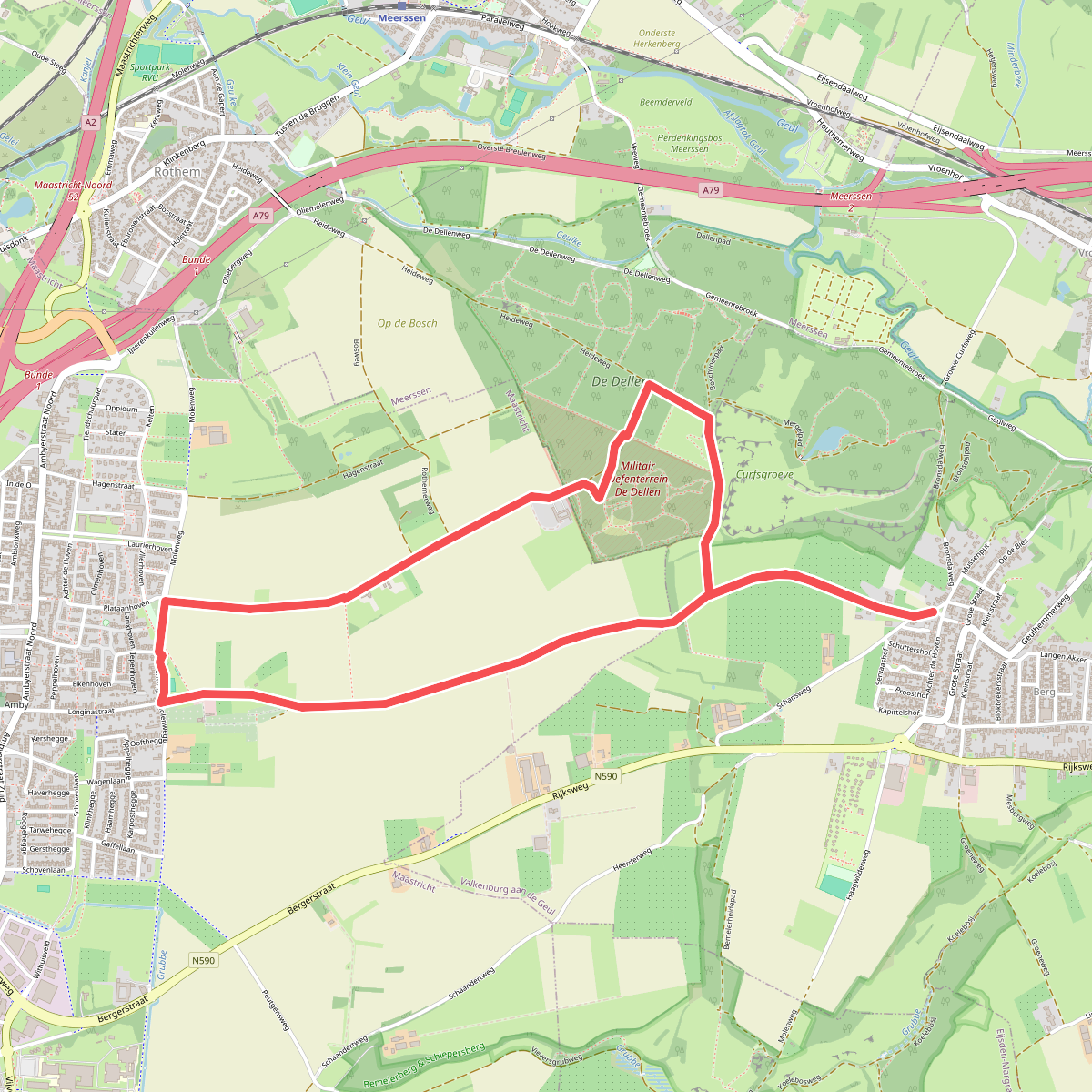 Berg tot de Dellen B2 Valkenburg aan de Geul 