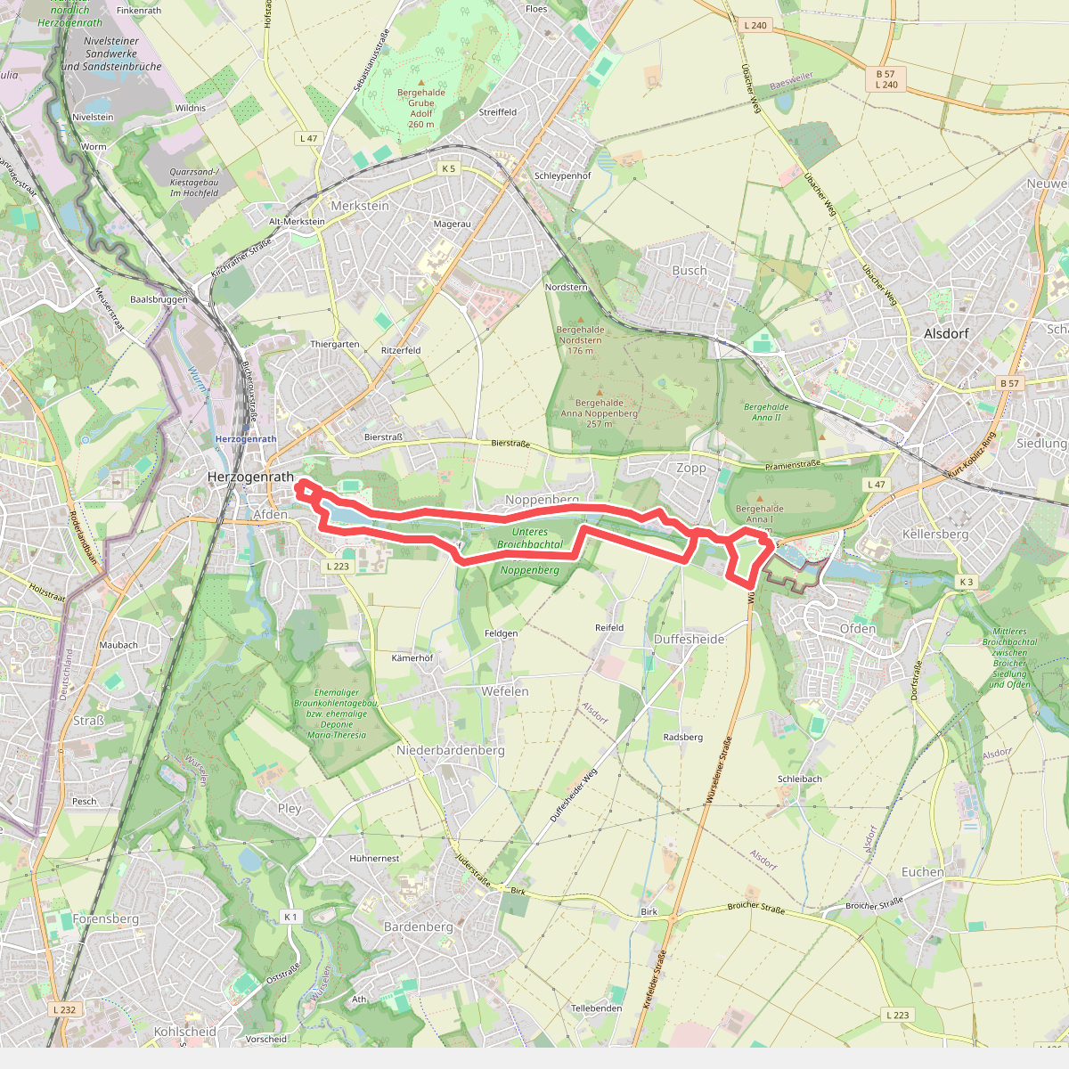 Broichbachtalroute KR3 Kerkrade