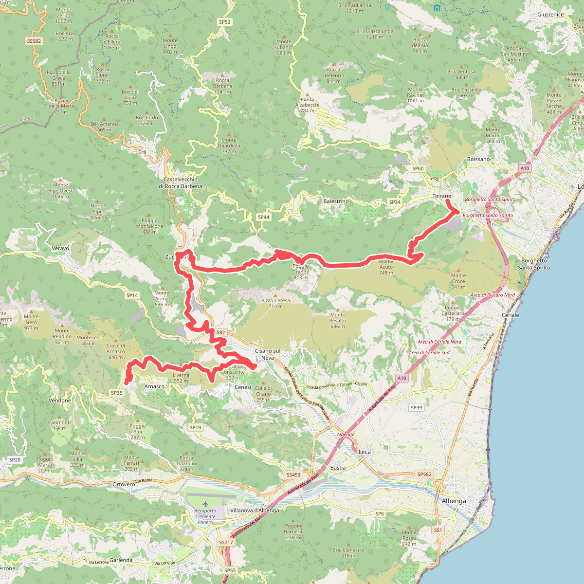 Sentiero Liguria - Tappa 22- variante 1