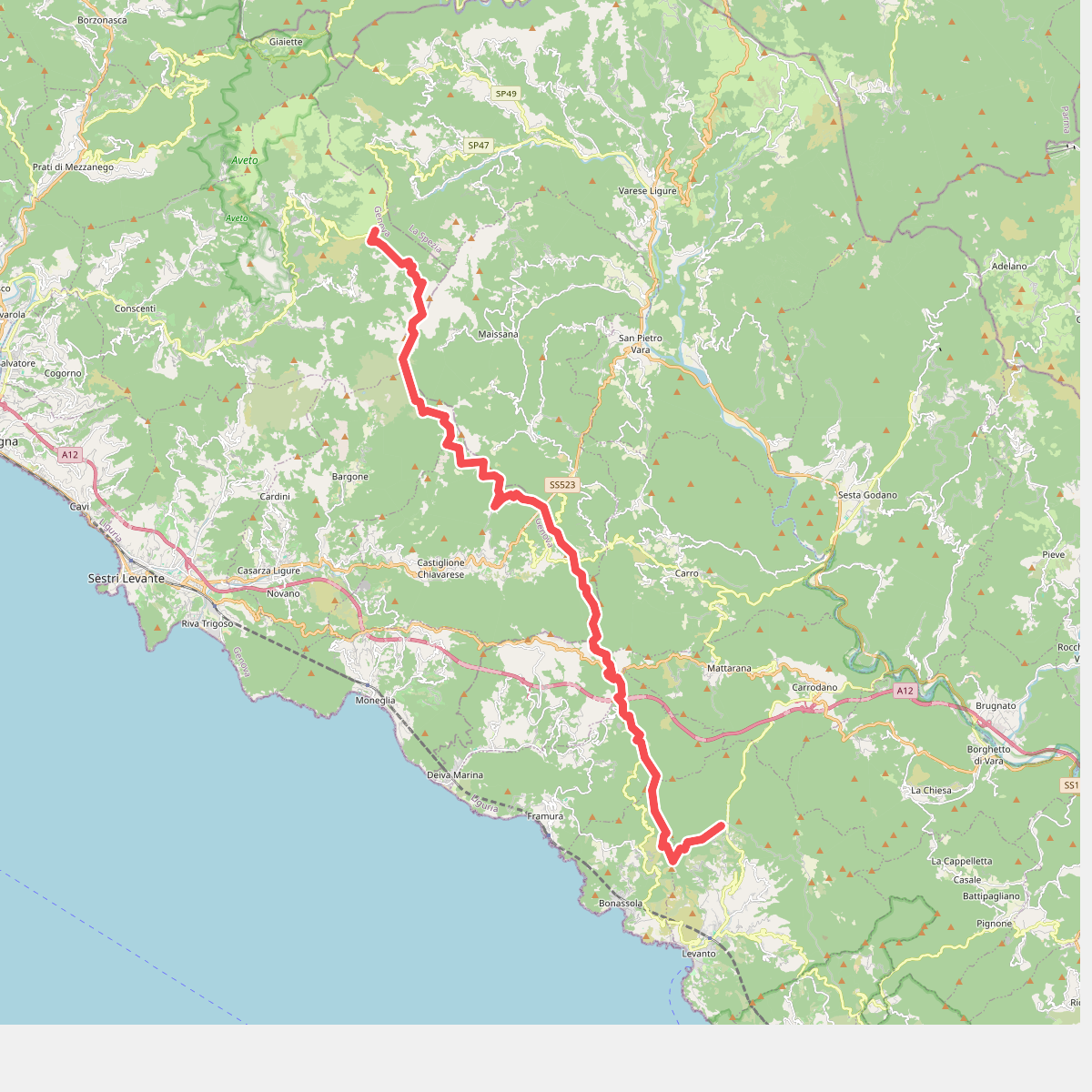 Alta Via delle 5 Terre: Foce di Dosso - Monte San Nicolao - Passo del Biscia
